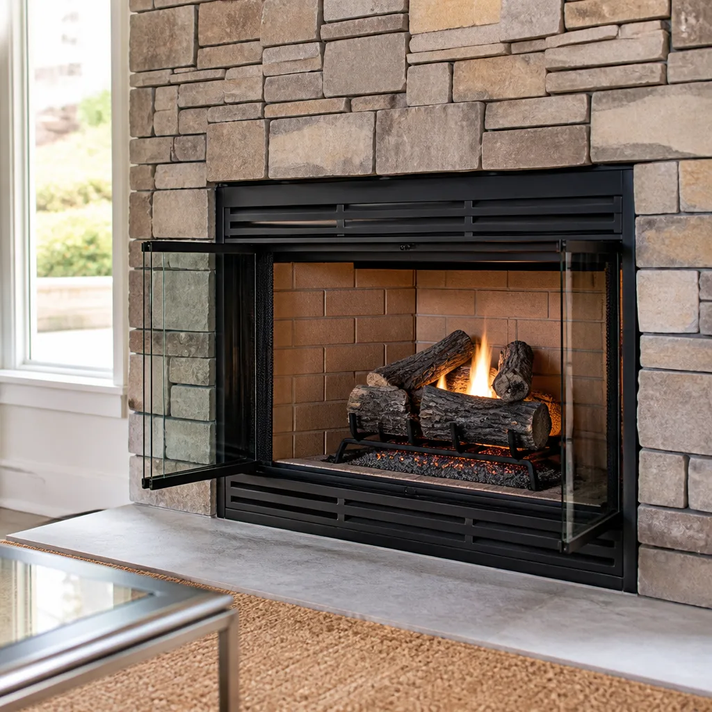 Gas fireplace service